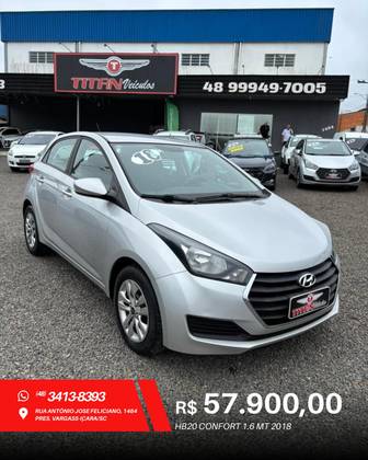 HYUNDAI HB20 1.6 COMFORT PLUS 16V FLEX 4P MANUAL
